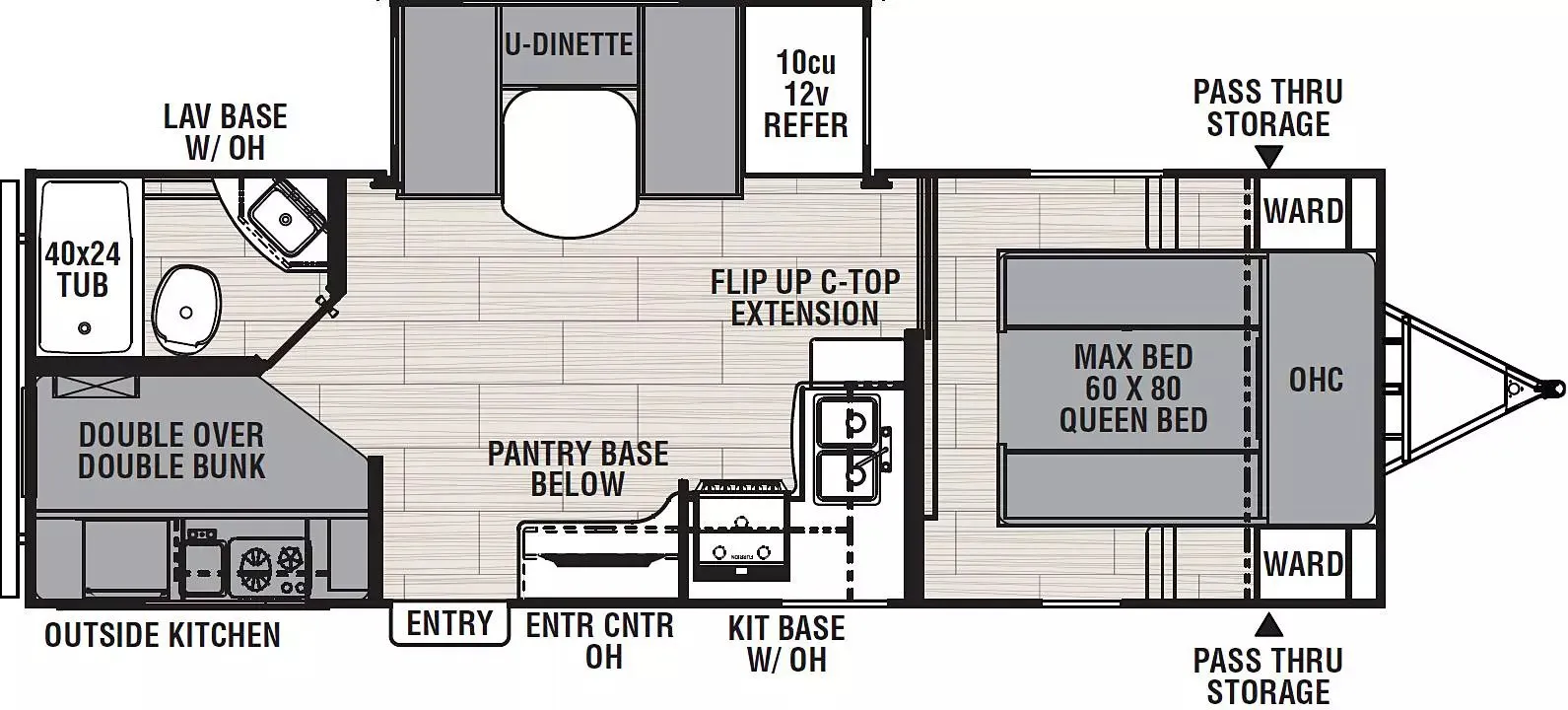 Coachmen Northern Spirit 2455BH floor plan