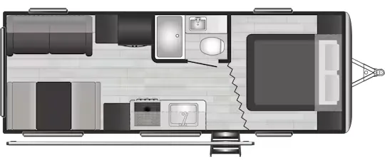 Keystone Springdale 222RDWE floor plan
