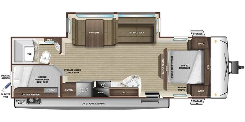 Highland Ridge Mesa Ridge S-Lite 261BH floor plan