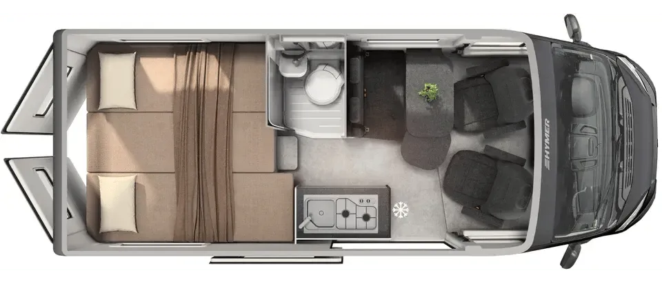 Hymer Fiat YOSEMITE floor plan