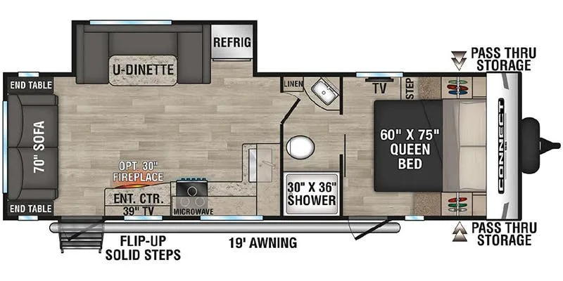 K-Z Connect SE C251RLSE floor plan