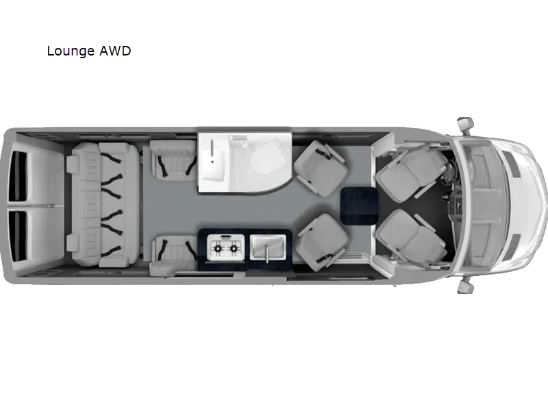2026 Grech RV Strada-ion AWD LOUNGE - Floor plan