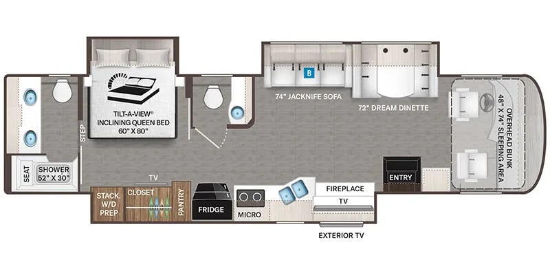 2026 Thor Motor Coach Palazzo GT 37.5 floor plan