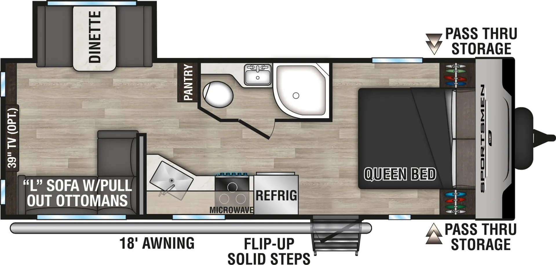 2024 Kz CONNECT 221RESE - Floor plan
