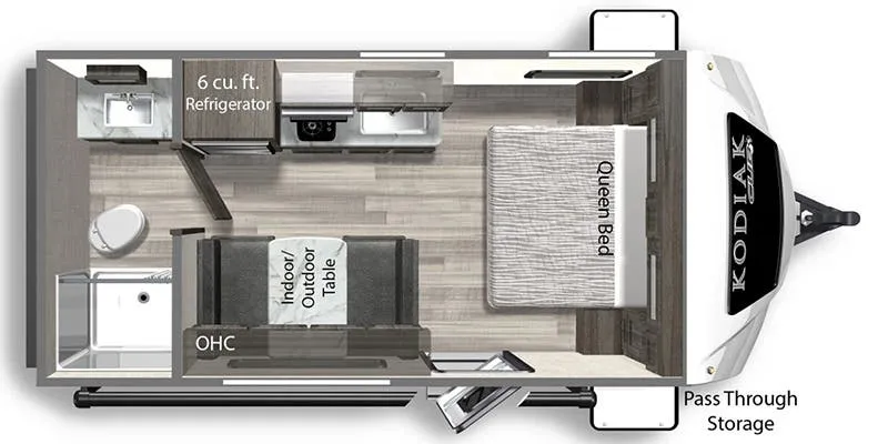 Dutchmen Kodiak Cub 177RB floor plan