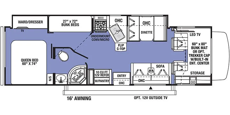 Forest River Forester 3271S floor plan