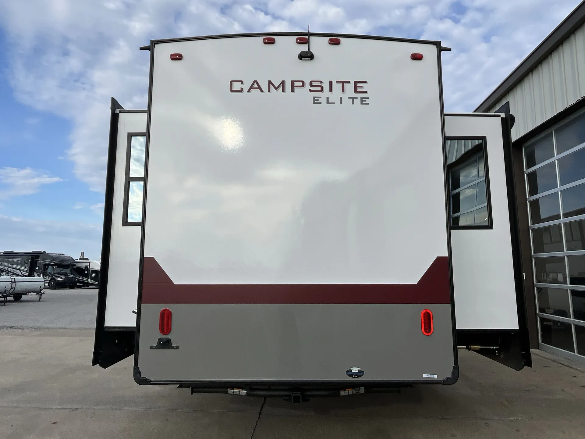 2026 Forest River Campsite Elite 36AK — backside