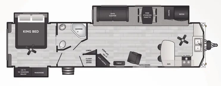 Keystone Residence 40FKSS floor plan