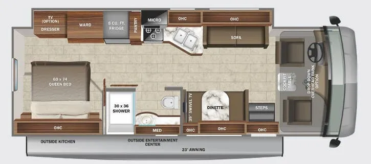 Jayco Alante 29S floor plan