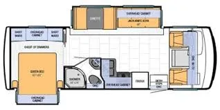 2014 Newmar Bay Star Sport 2702 floor plan