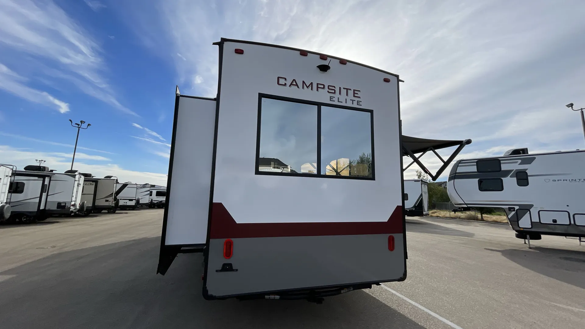 2027 Forest River Campsite Elite 36RF — backside