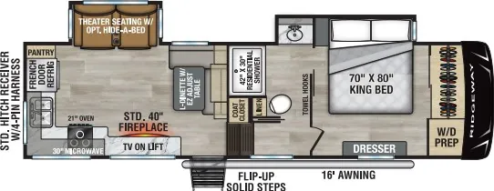 2026 k-z rv Ridgeway 27RK - Photo 3