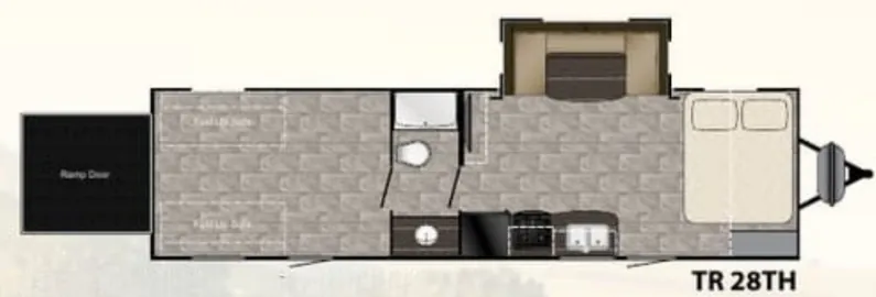 Heartland Trail Runner 28TH floor plan