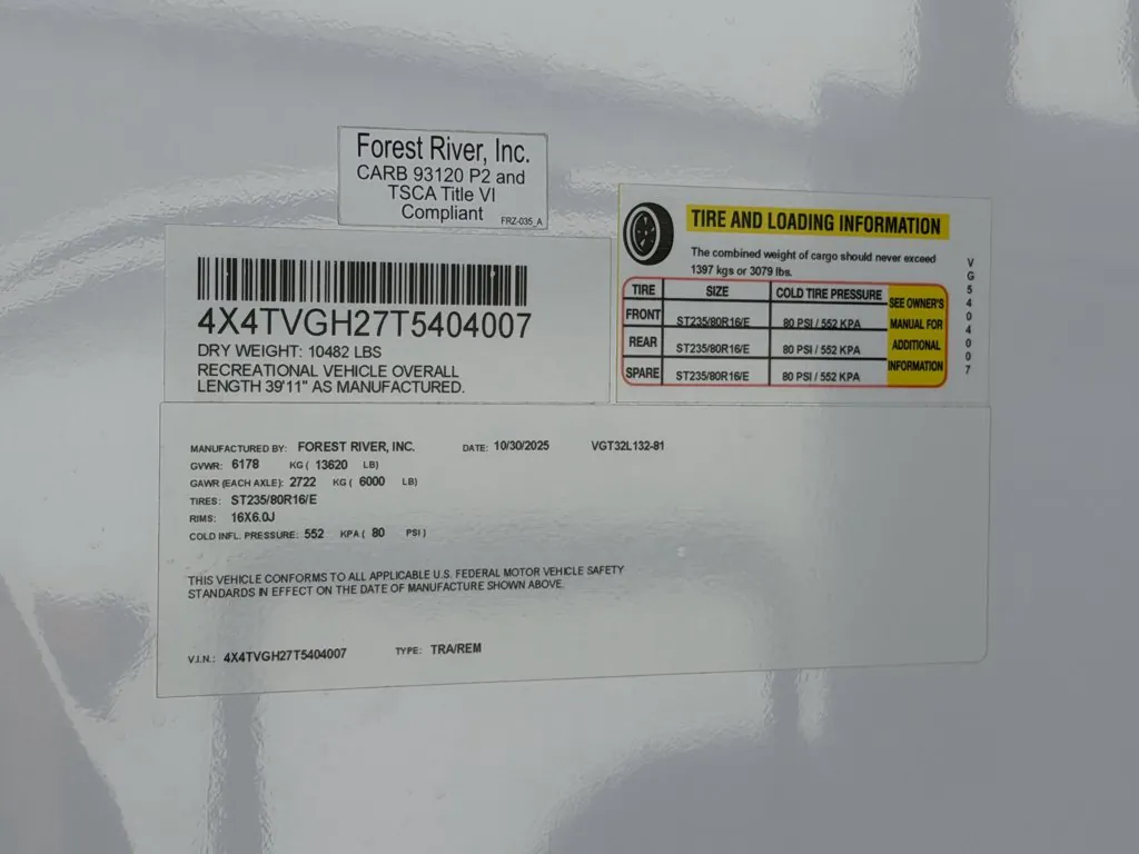 2026 Forest River Vengeance Rogue Armored 32L132, Photos photo 24