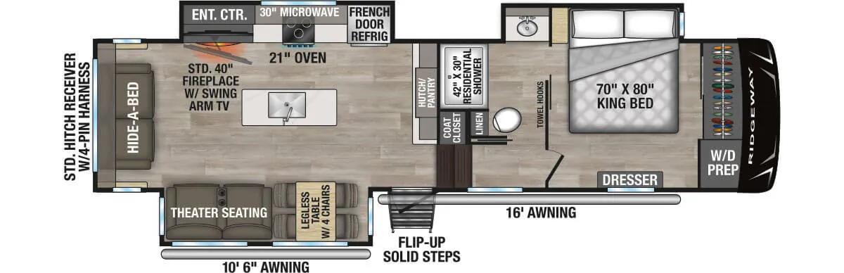K-Z Ridgeway 31RL floor plan