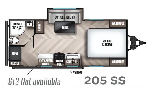 Palomino Solaire 205 SS exterior