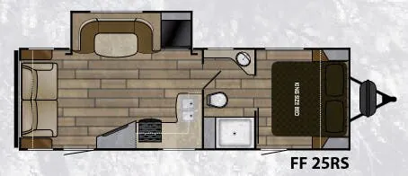 Cruiser RV Fun Finder 25 RS floor plan