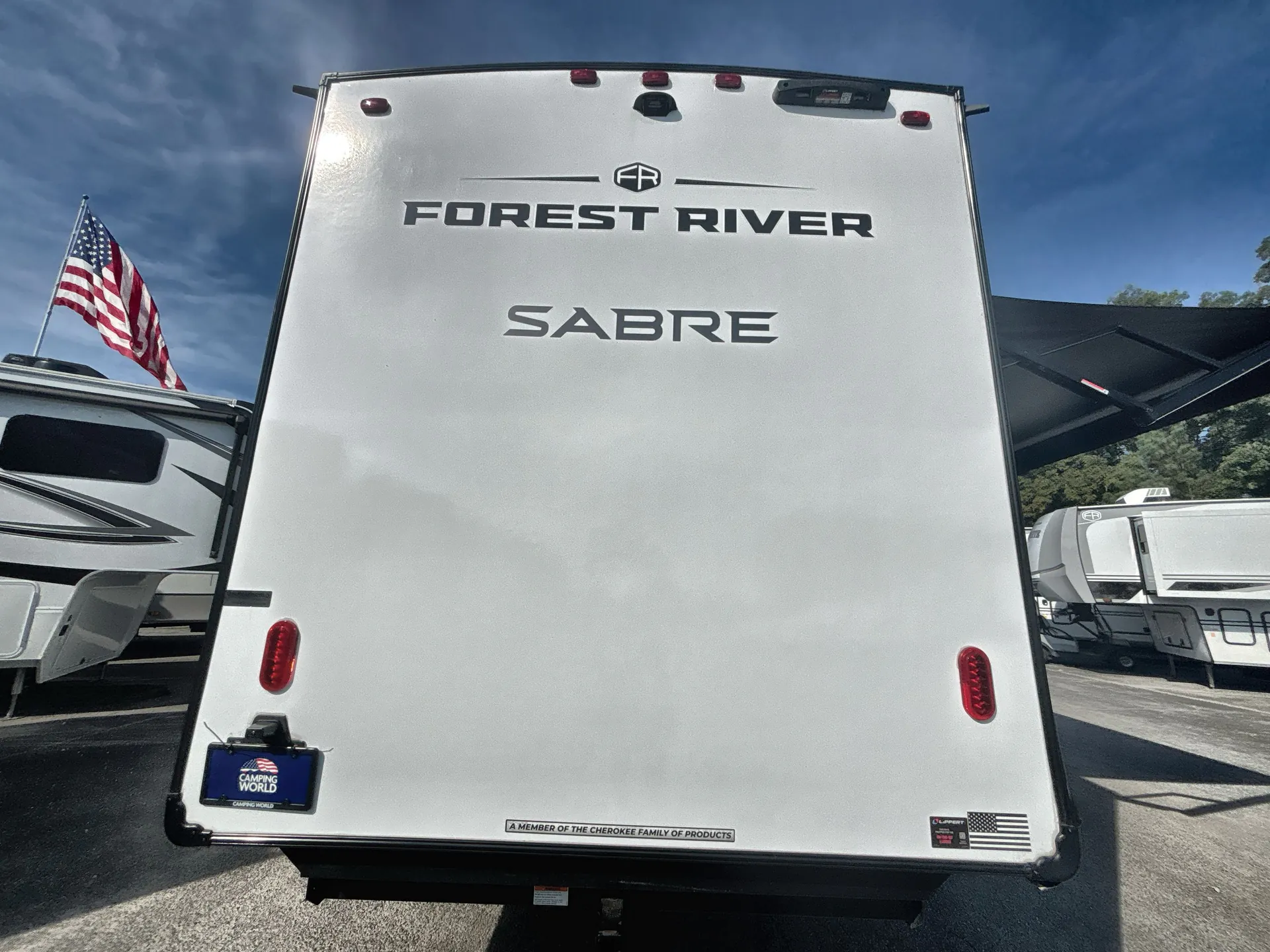 2025 Forest River Sabre 37FLH — backside