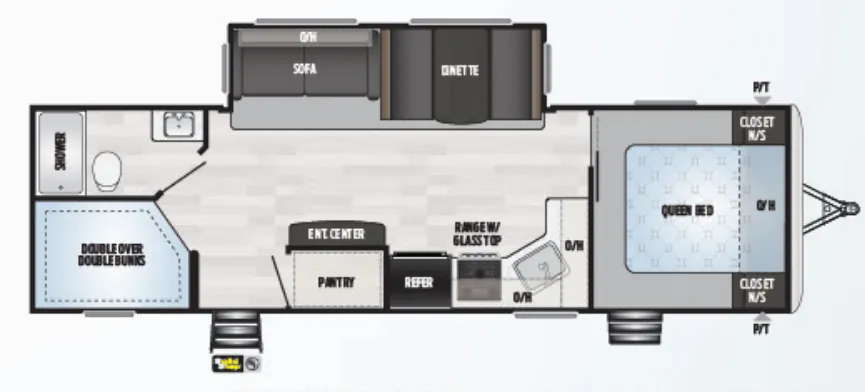 Keystone Springdale 280BHWE floor plan