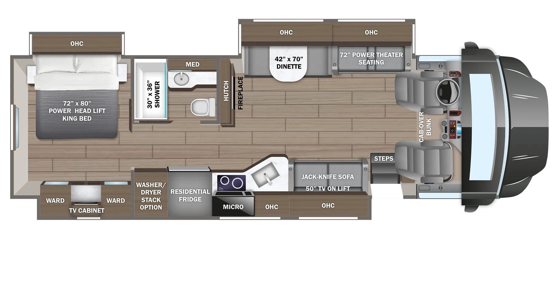 2026 Jayco Seneca Prestige 37M - Floor plan