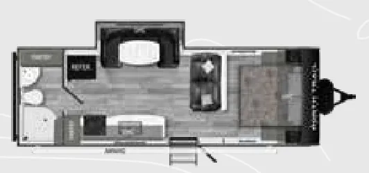Heartland North Trail 22FBS floor plan