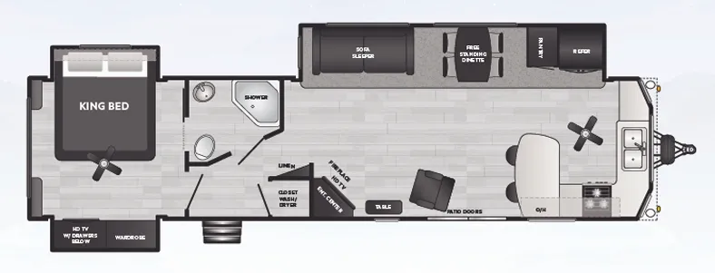 Keystone Residence 401FKSS floor plan