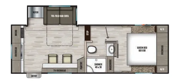Coachmen Chaparral Lite 235RK floor plan