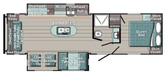 Gulf Stream Conquest Supreme 299RLI floor plan