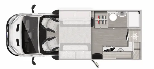 Auto-Trail F-Line F62 floor plan