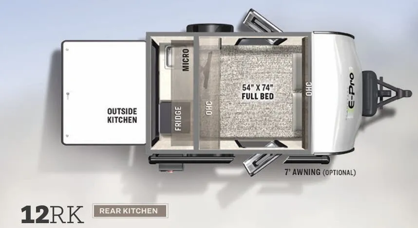 Forest River Flagstaff E-Pro 12RK floor plan