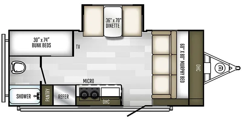 Palomino Revolve EV3 floor plan