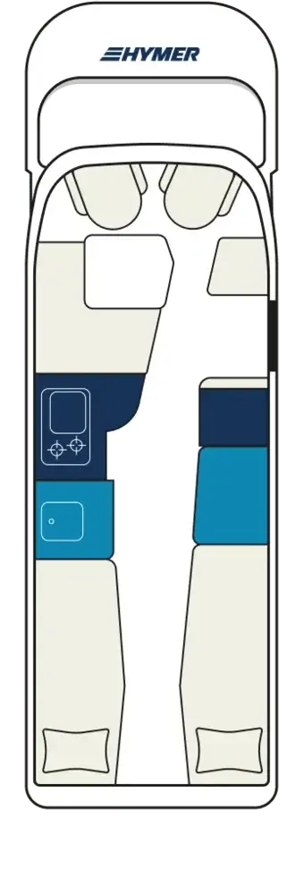 Hymer B-Class ModernComfort T 680 floor plan