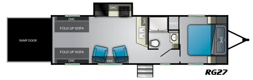 Heartland Pioneer RG27 floor plan