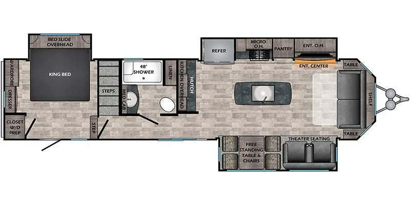 CrossRoads Hampton HP370FDL floor plan