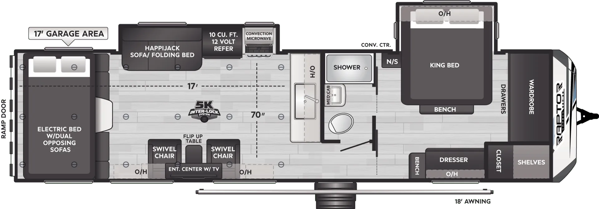 Keystone Carbon 32 floor plan