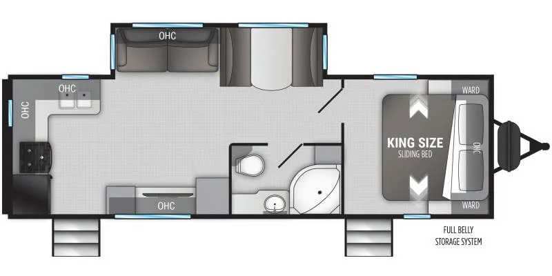 Cruiser RV Radiance R-25RK floor plan