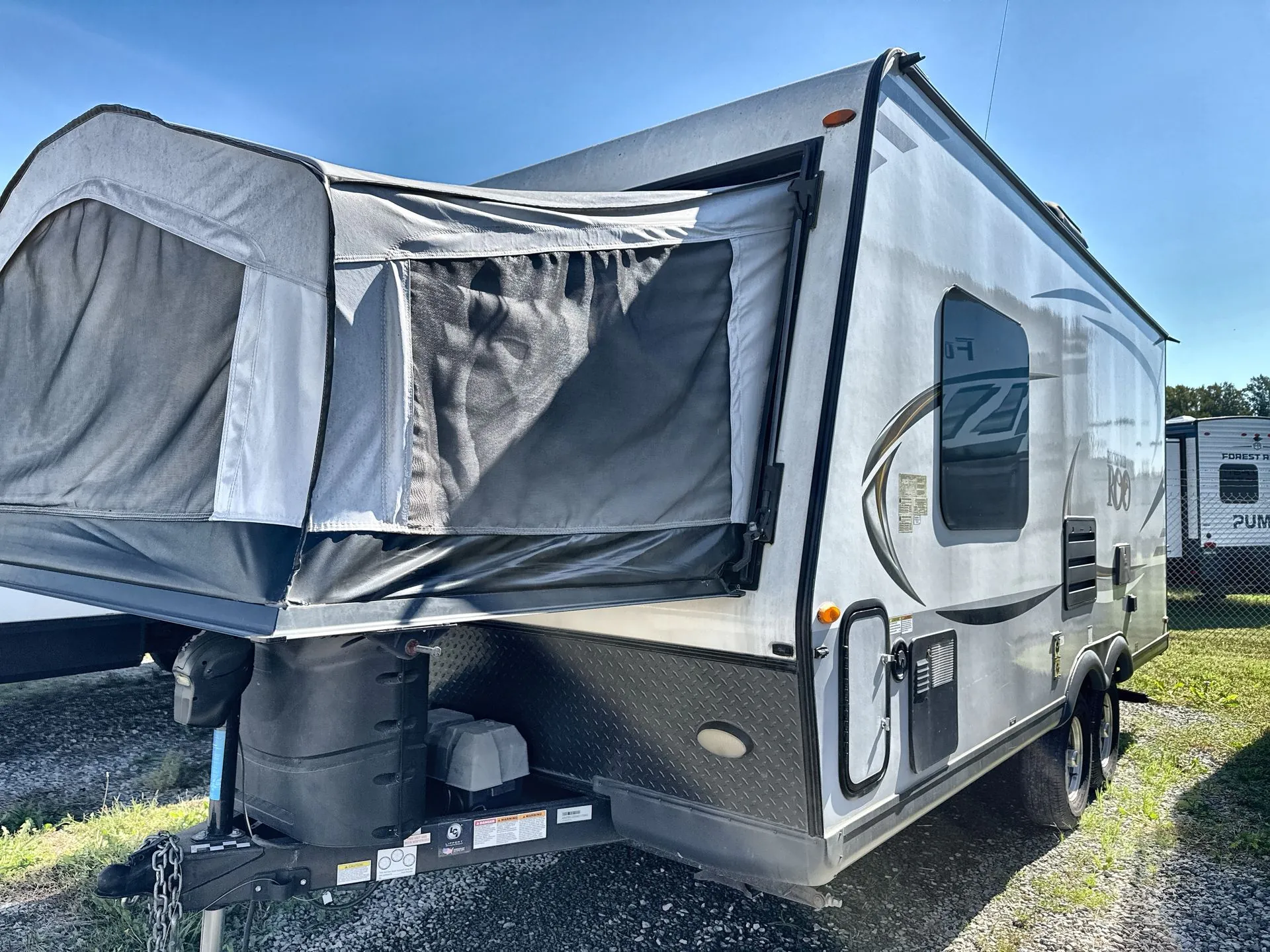 2021 Forest River Rockwood Roo 19 — campside