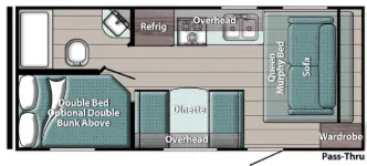 Gulf Stream Innsbruck Lite Super Lite 197BH floor plan