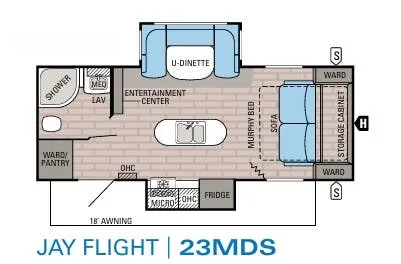 Jayco Jay Flight 23MDS floor plan