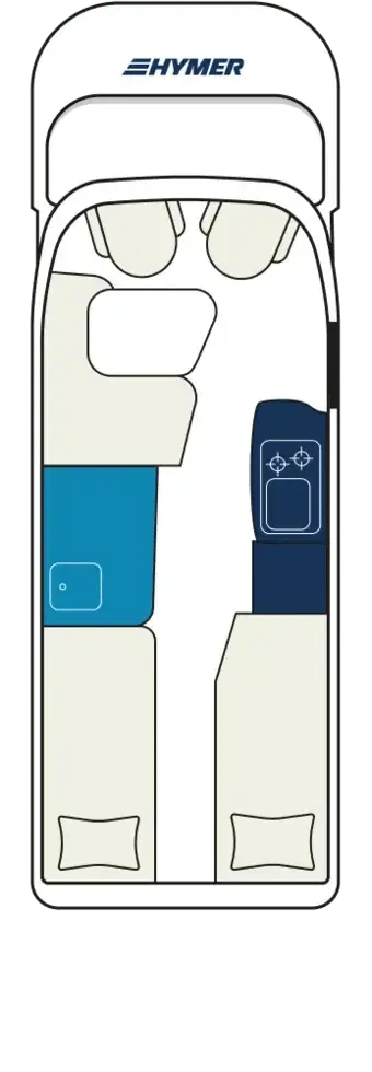 Hymer ML-T 570 floor plan