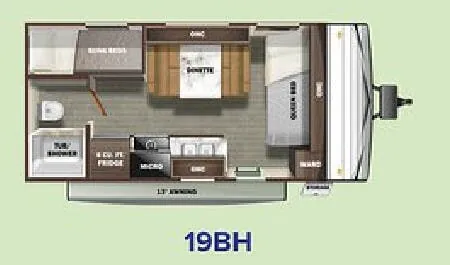 Starcraft Autumn Ridge 19BH floor plan
