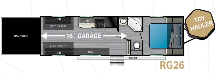 Heartland Pioneer RG26 floor plan