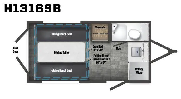 Winnebago HIKE 100 H1316SB exterior
