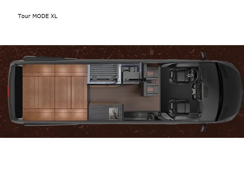 2026 Storyteller Overland MODE TOUR MODE XL - Floor plan