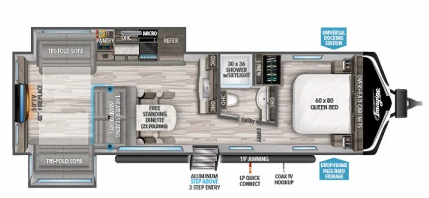 Grand Design Imagine 3100RD floor plan