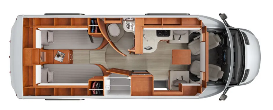 Leisure Travel Wonder U24TB floor plan