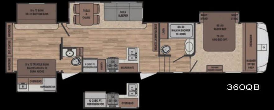 Forest River Sabre 360QB floor plan