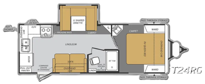 Forest River Wildcat Maxx 24RG floor plan
