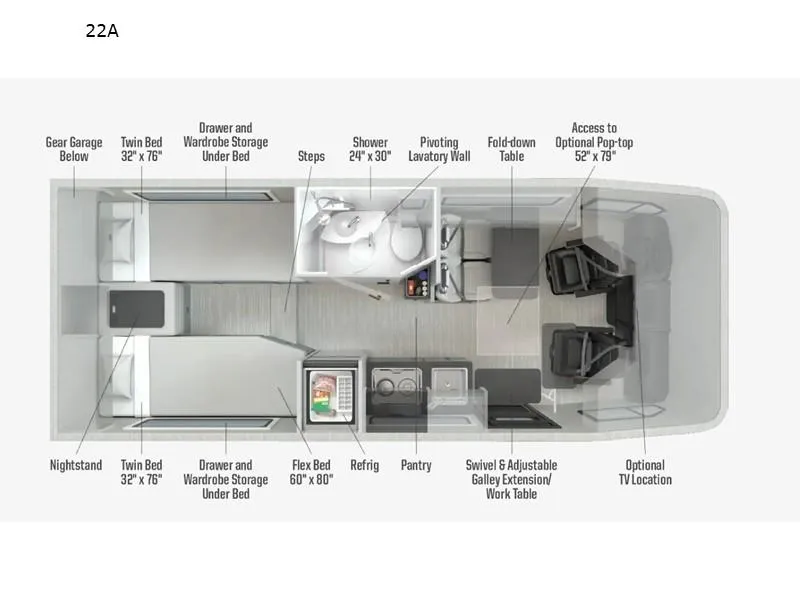 2027 Winnebago EKKO 22A - Photo 3