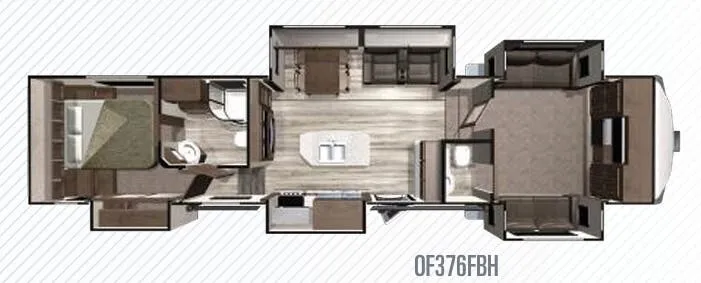 Highland Ridge Open Range OF376FBH exterior